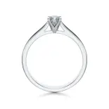 Pierścionek z białego złota z diamentem AJPZ_004